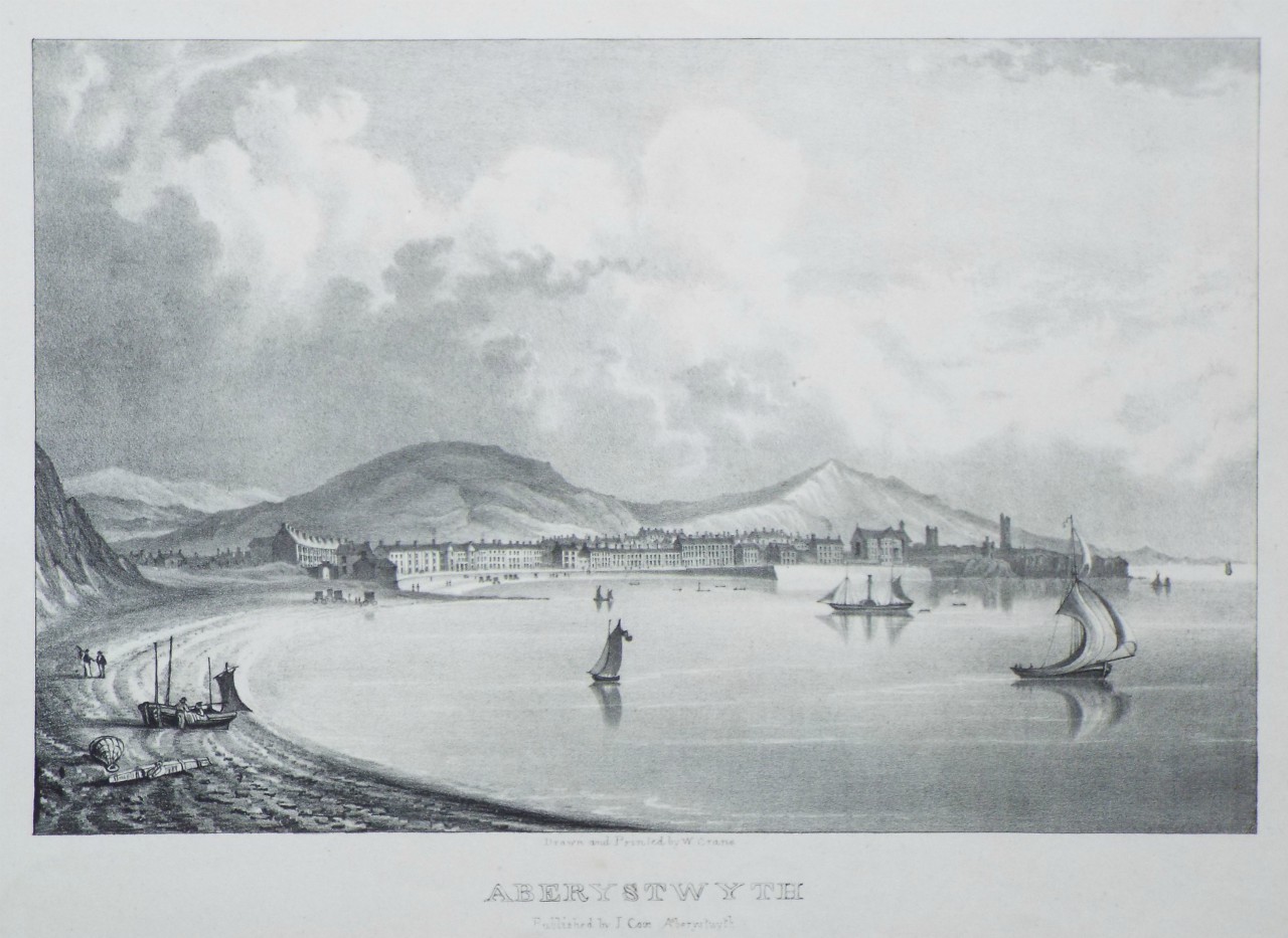 Lithograph - Aberystwyth. - Crane