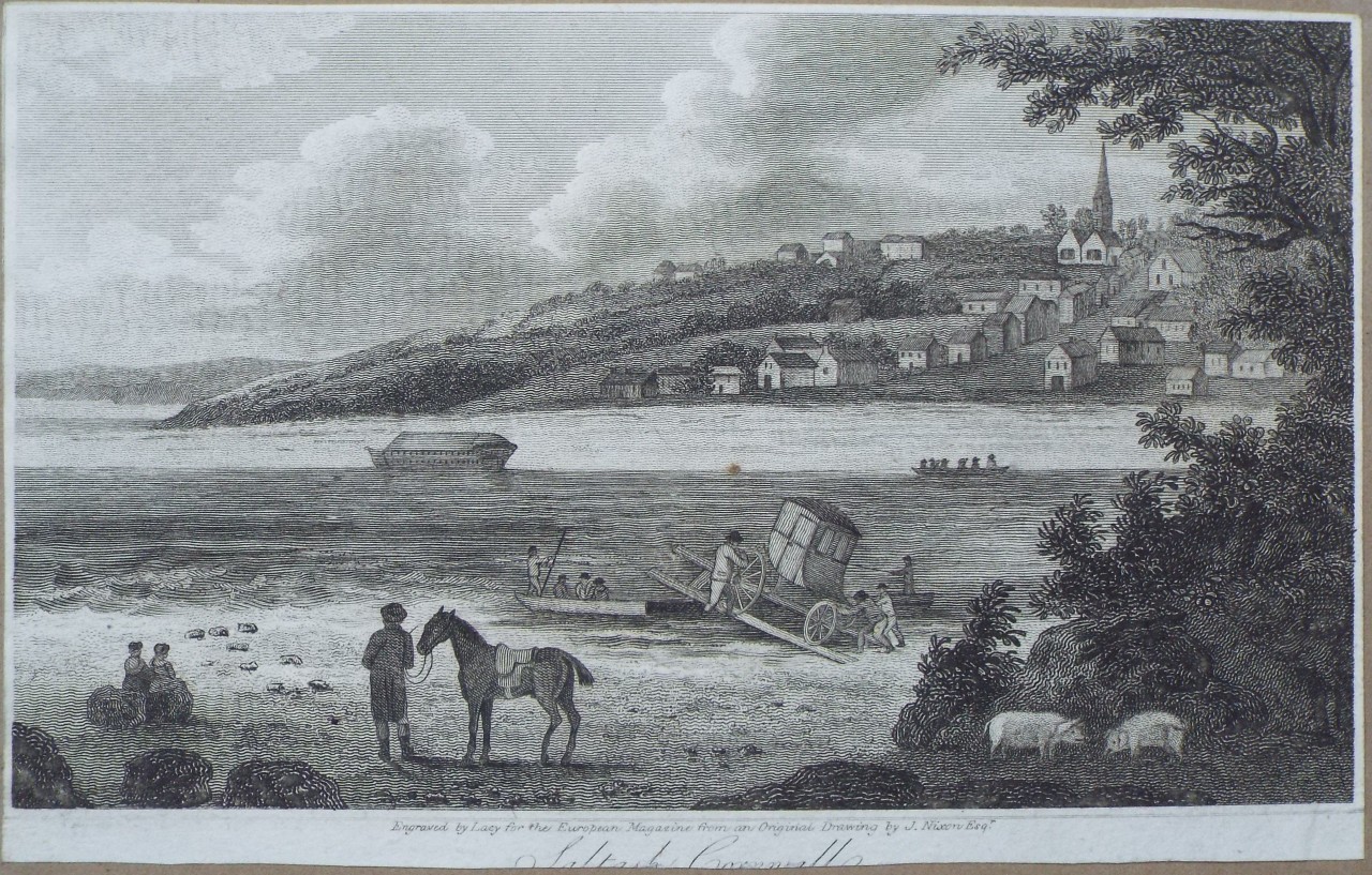 Print - Saltash, Cornwall. - 