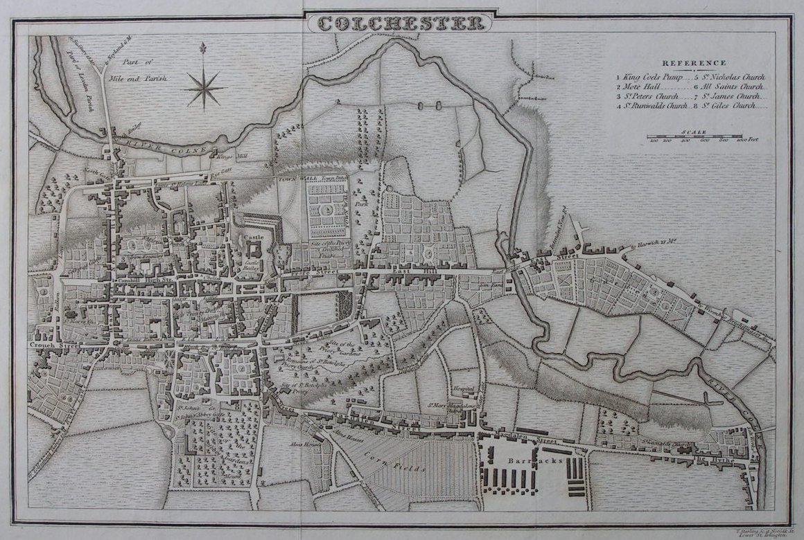 Map of Colchester - Colchester