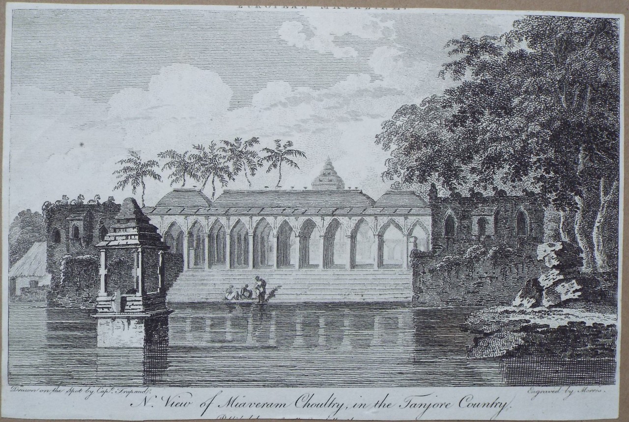 Print - N. View of Miaveram Choultry, in the Tanjore Country. - 