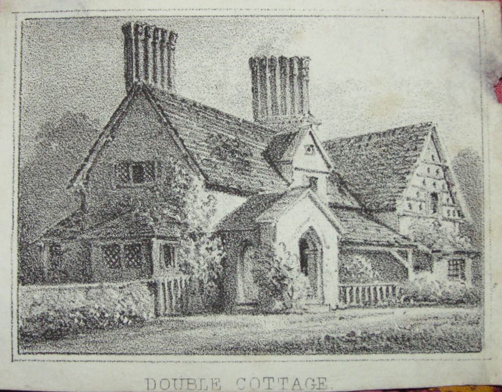 Lithograph - Double Cottage