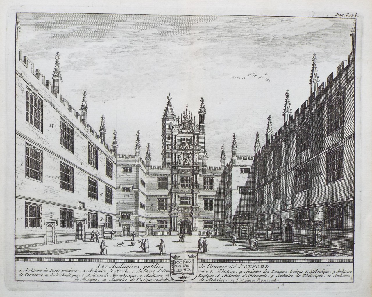 Print - Les Auditoires publics de l'Universite d'Oxford.