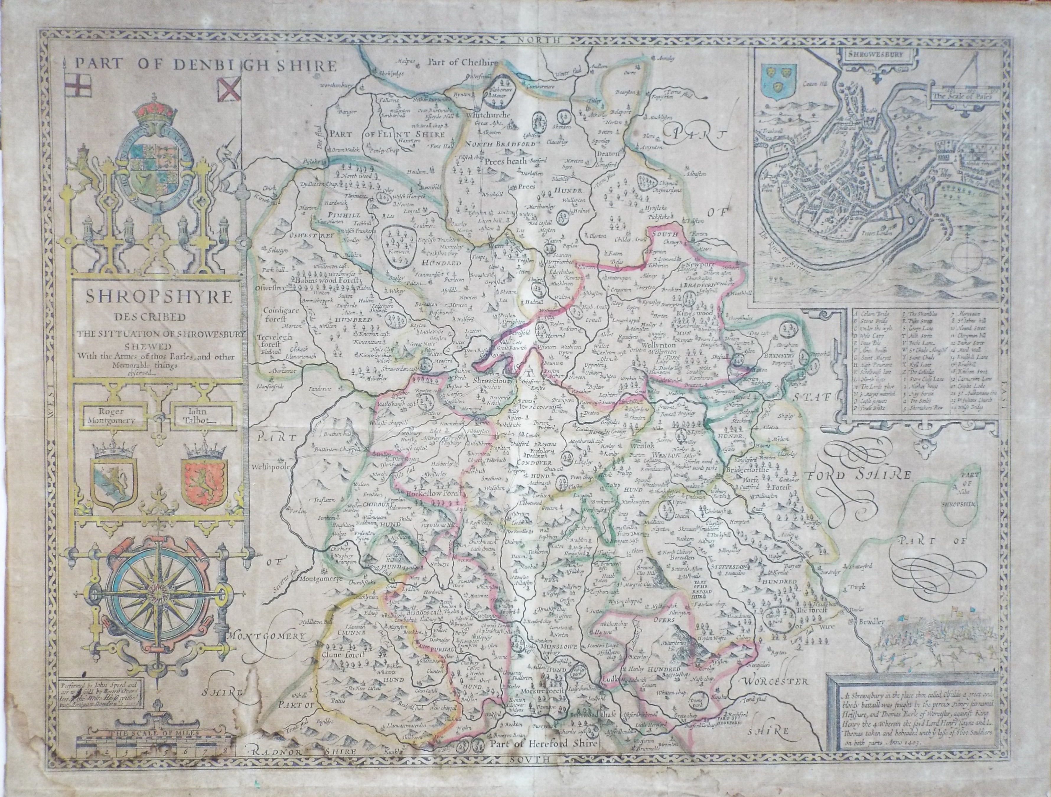 Map of Shropshire