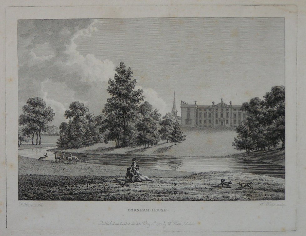 Print - Corsham-House. - Watts