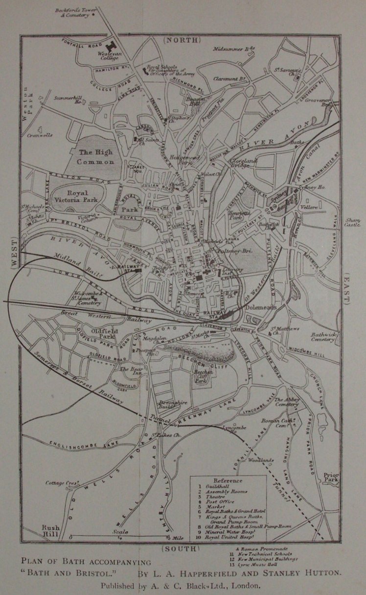 Map of Bath - Bath