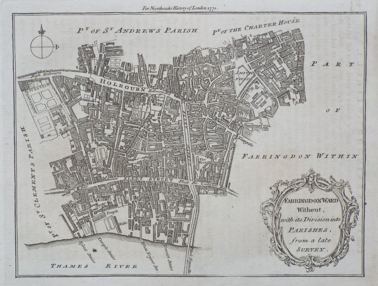 Map of City of London - London