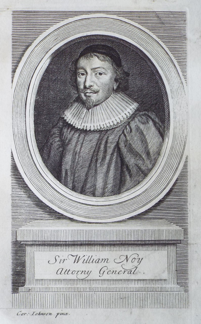 Print - Sir William Noy Attorney General. - Johnson