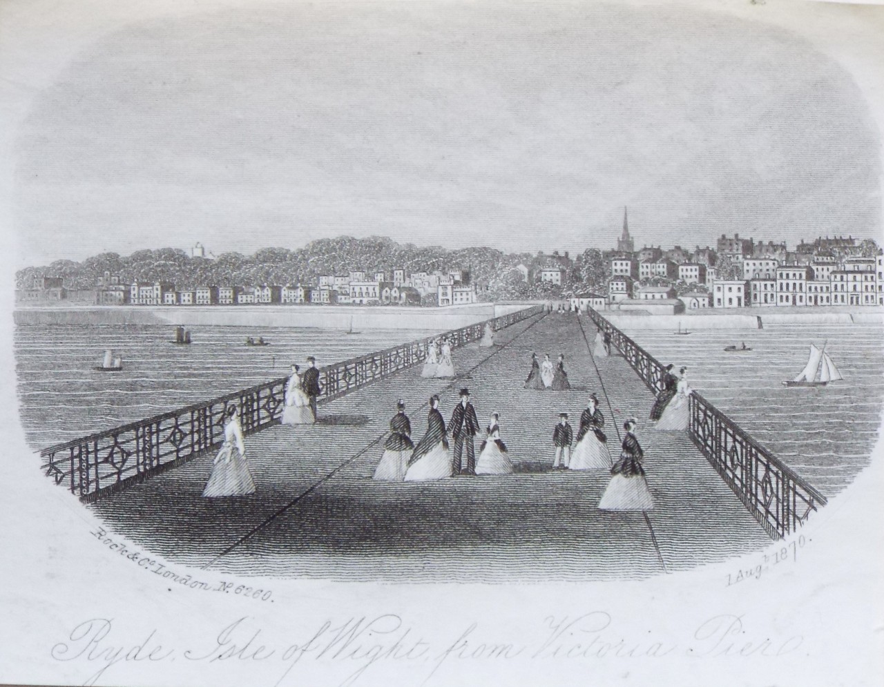 Steel Vignette - Ryde, Isle of Wight, from Victoria Pier.