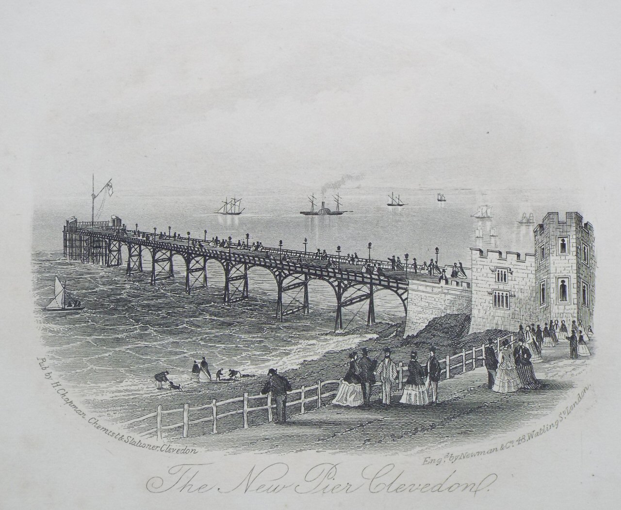 Steel Vignette - The New Pier, Clevedon - Newman