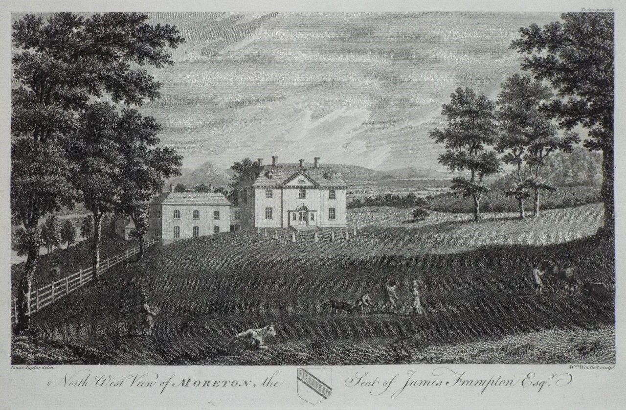 Print - North West View of Moreton, the Seat of James Frampton Esqr. - Woollett