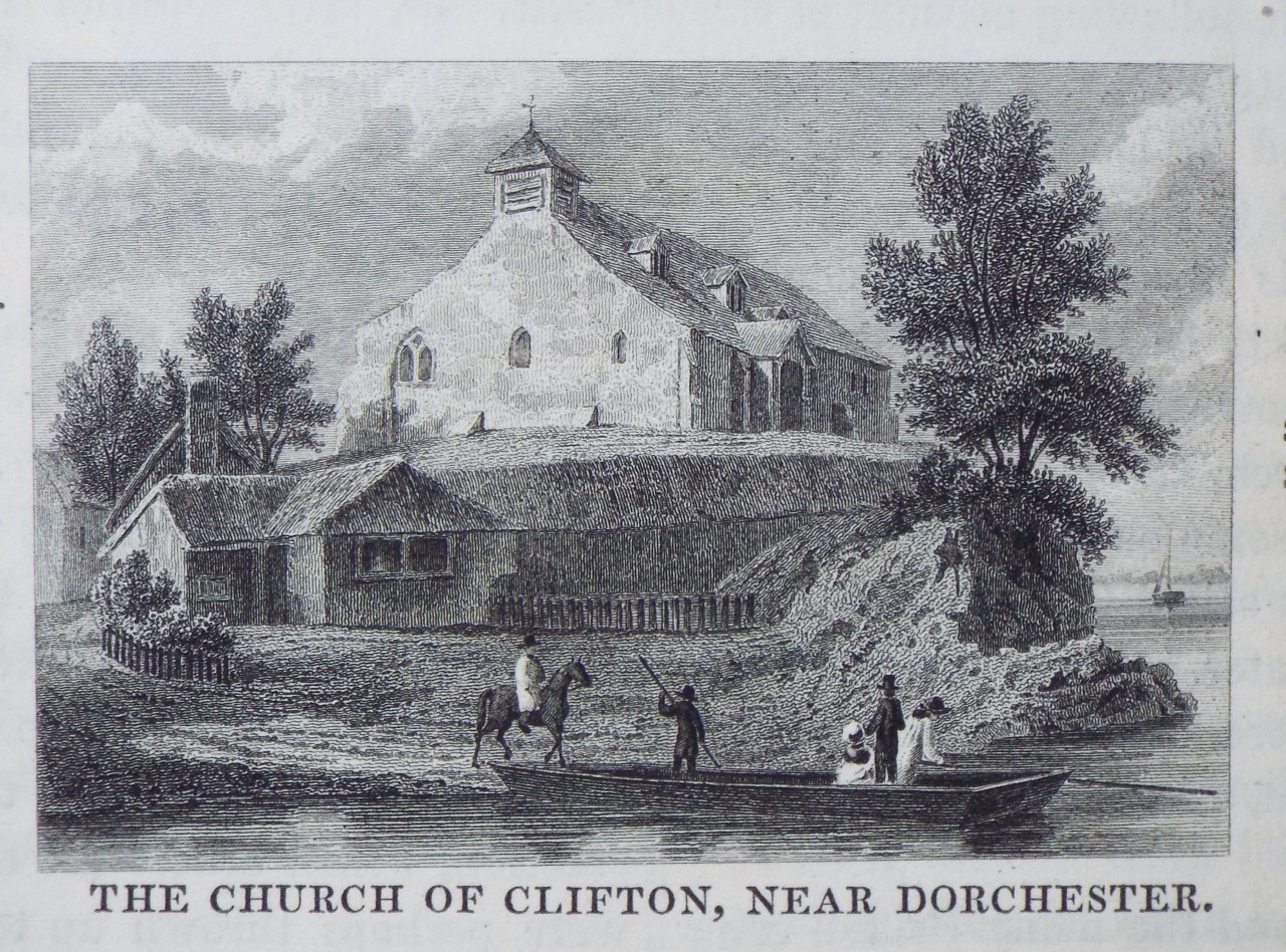 Print - The Church of Clifton, near Dorchester.