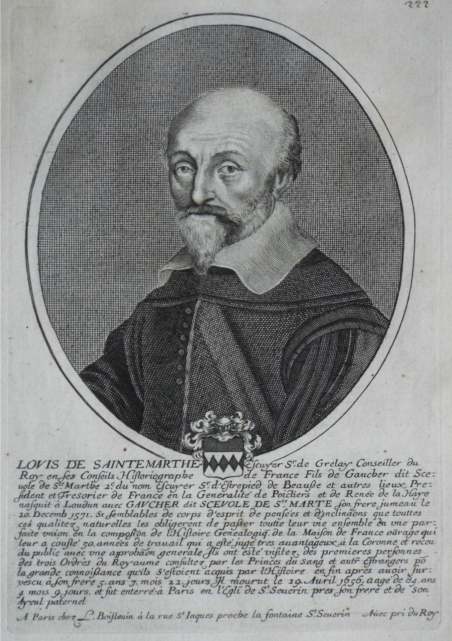 Print - Louis de SainteMarthe