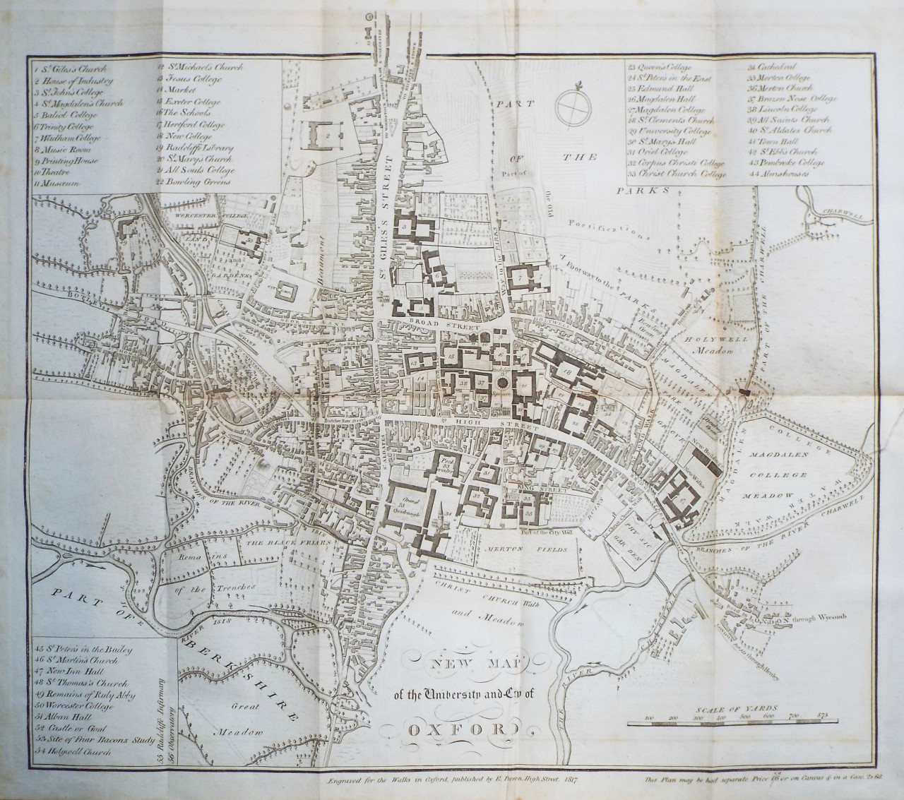 Map of Oxford - Oxford