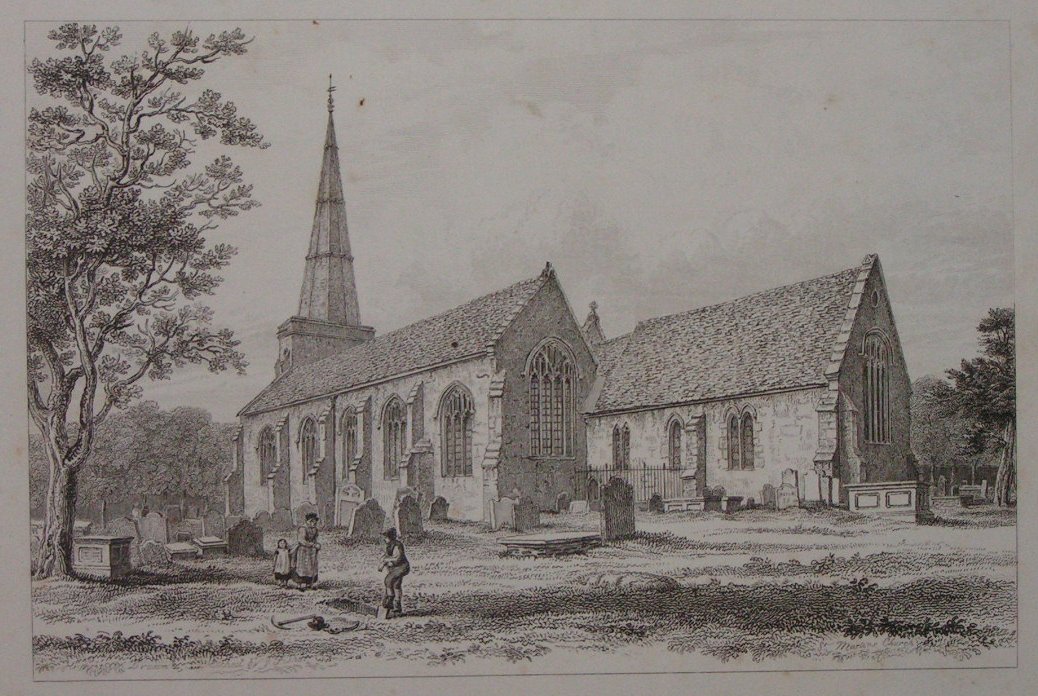 Print - St Martins Church, Old Sarum, Salisbury