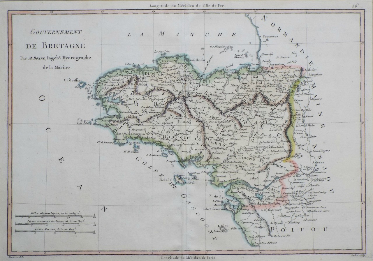 Map of Brittany