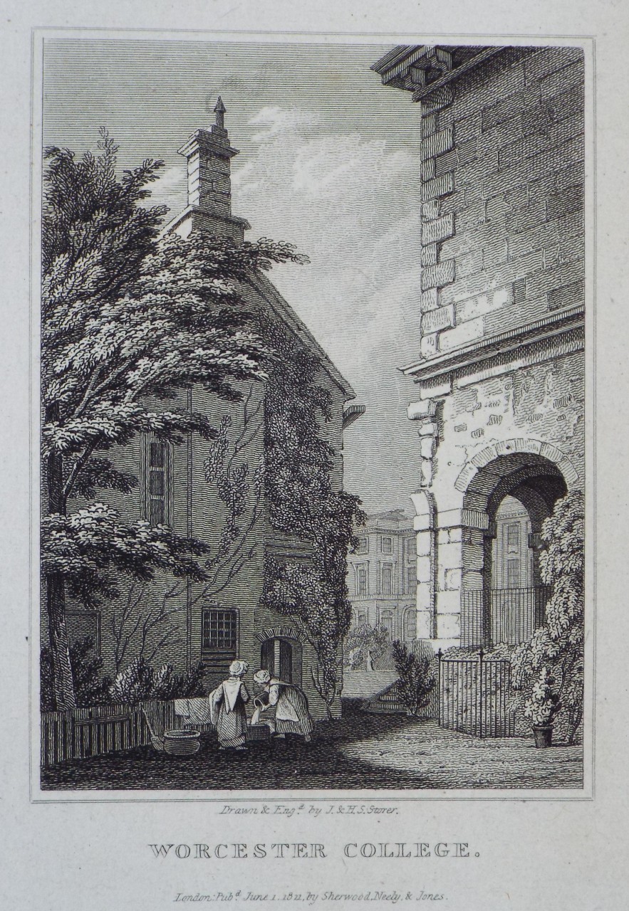 Print - Worcester College. - Storer