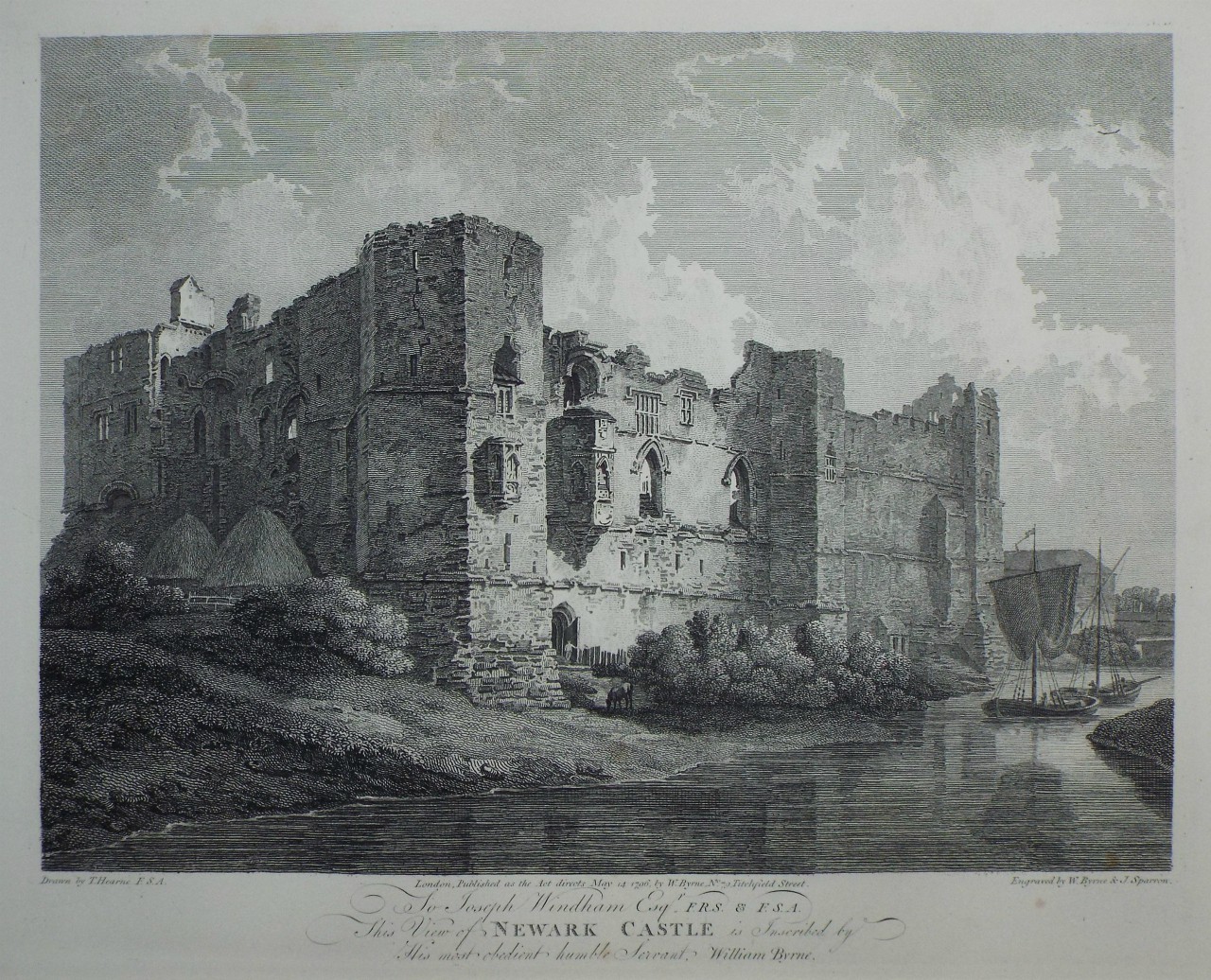 Print - Newark Castle - Byrne