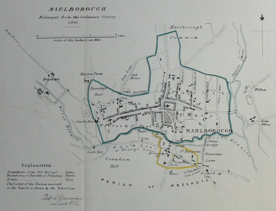 Map of Marlborough - Marlborough