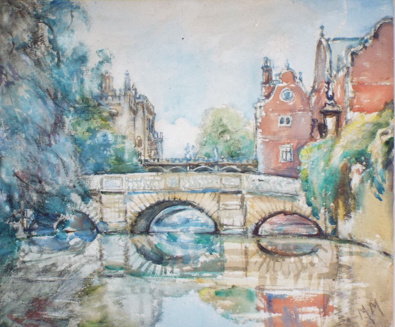 Watercolour - St. John's College, Cambridge