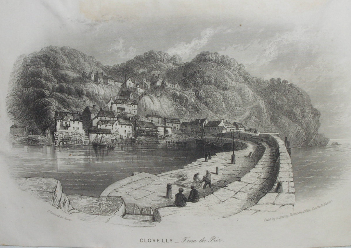 Steel Vignette - Clovelly - From the Pier