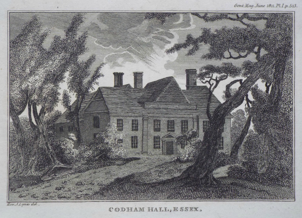 Print - Codham Hall, Essex