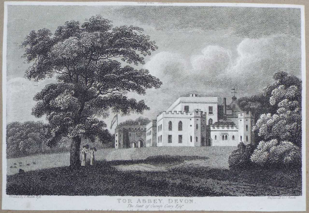 Print - Tor Abbey, Devon. The Seat of George Cary Esqr.