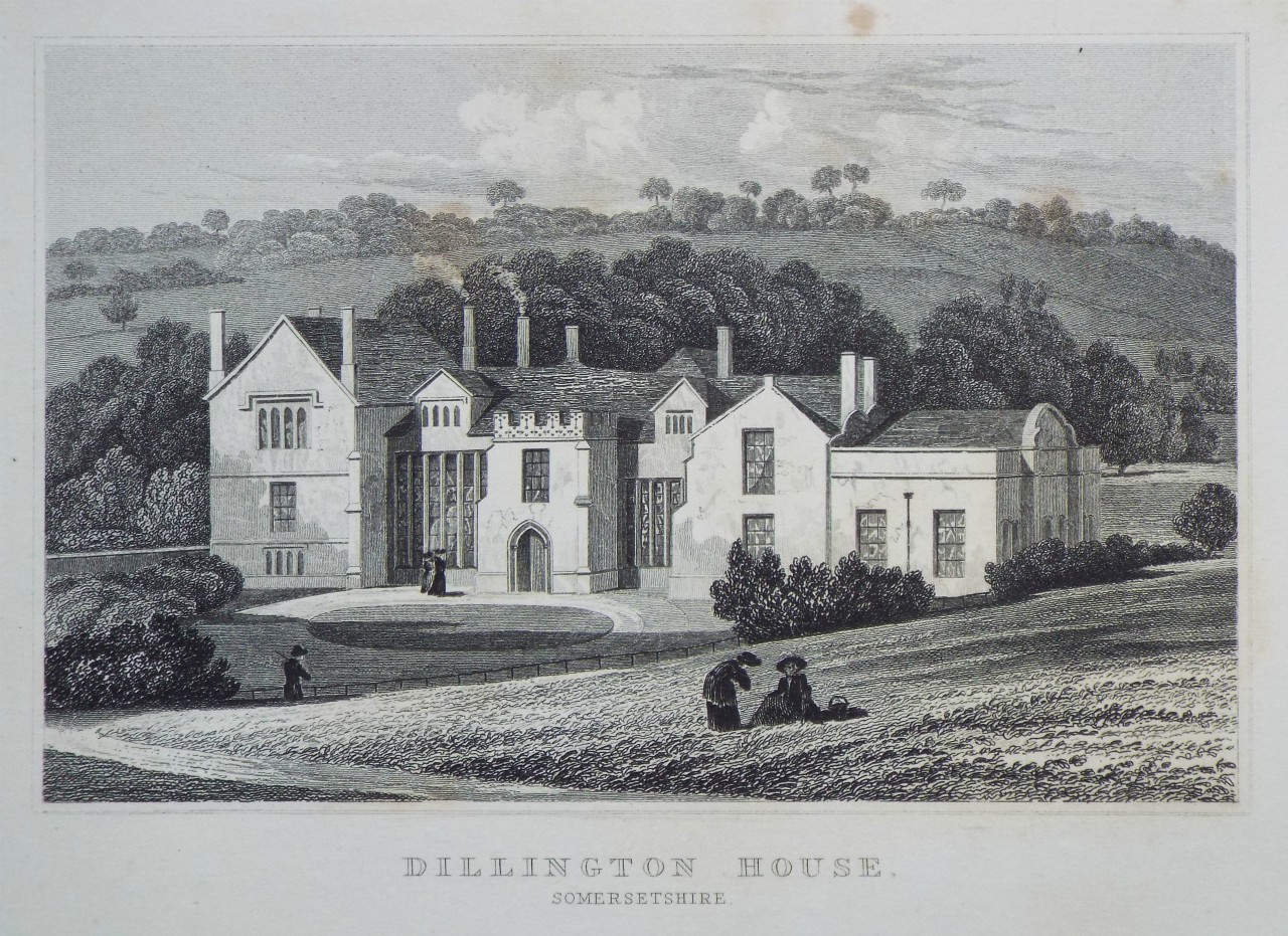 Print - Dillington House, Somersetshire. - Watkins
