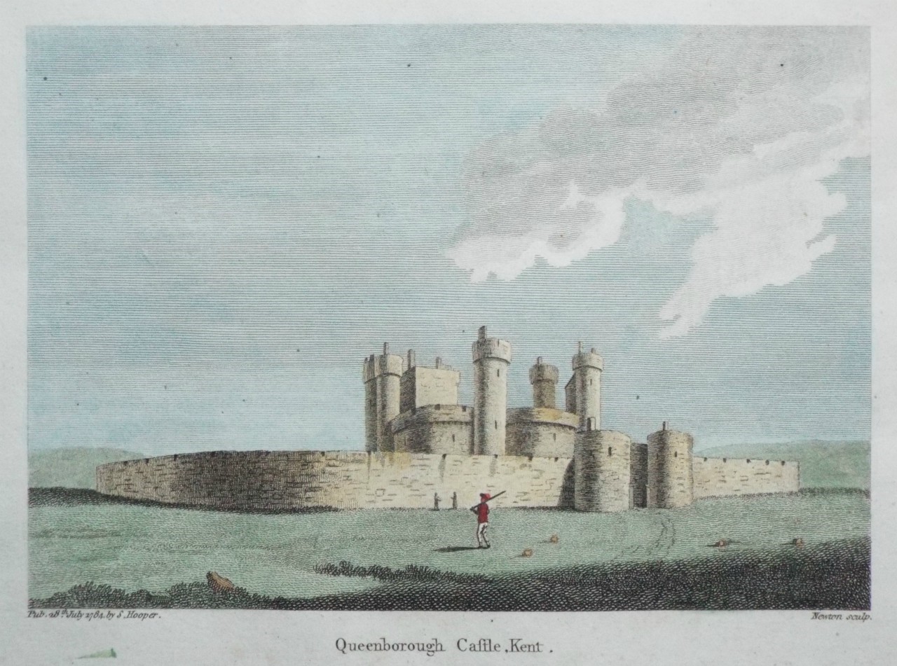 Print - Queenborough Castle, Kent. - 