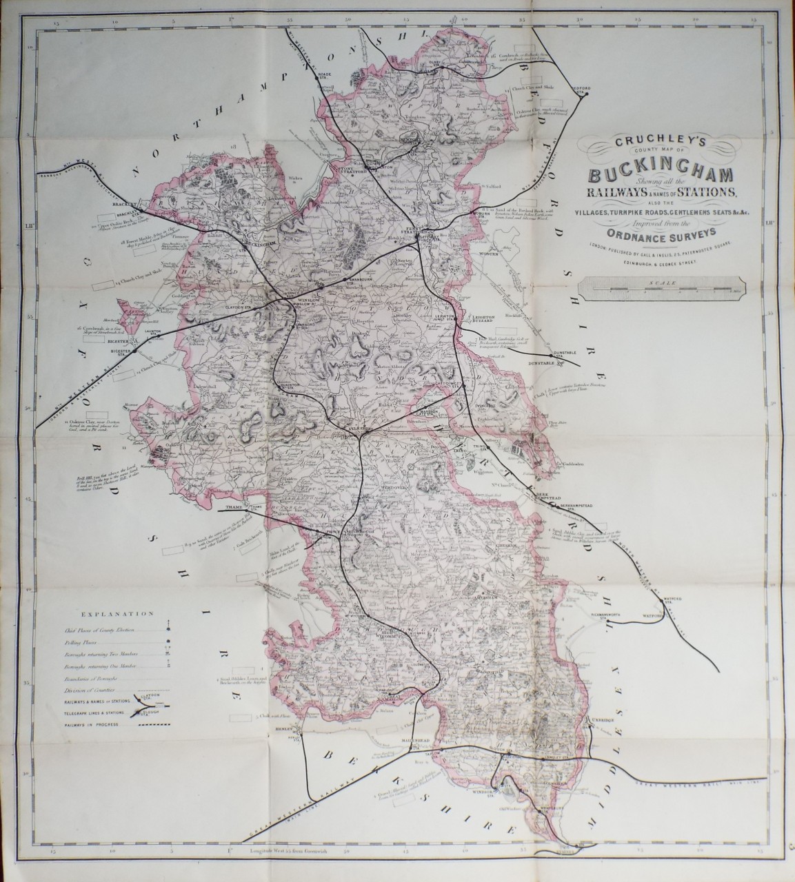 Map of Buckinghamshire