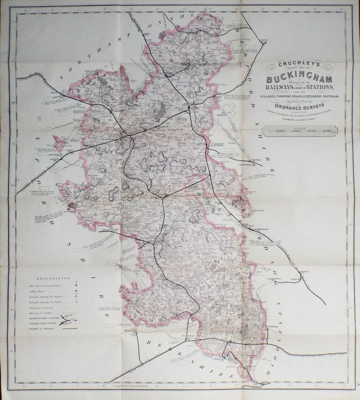 Map of Buckinghamshire