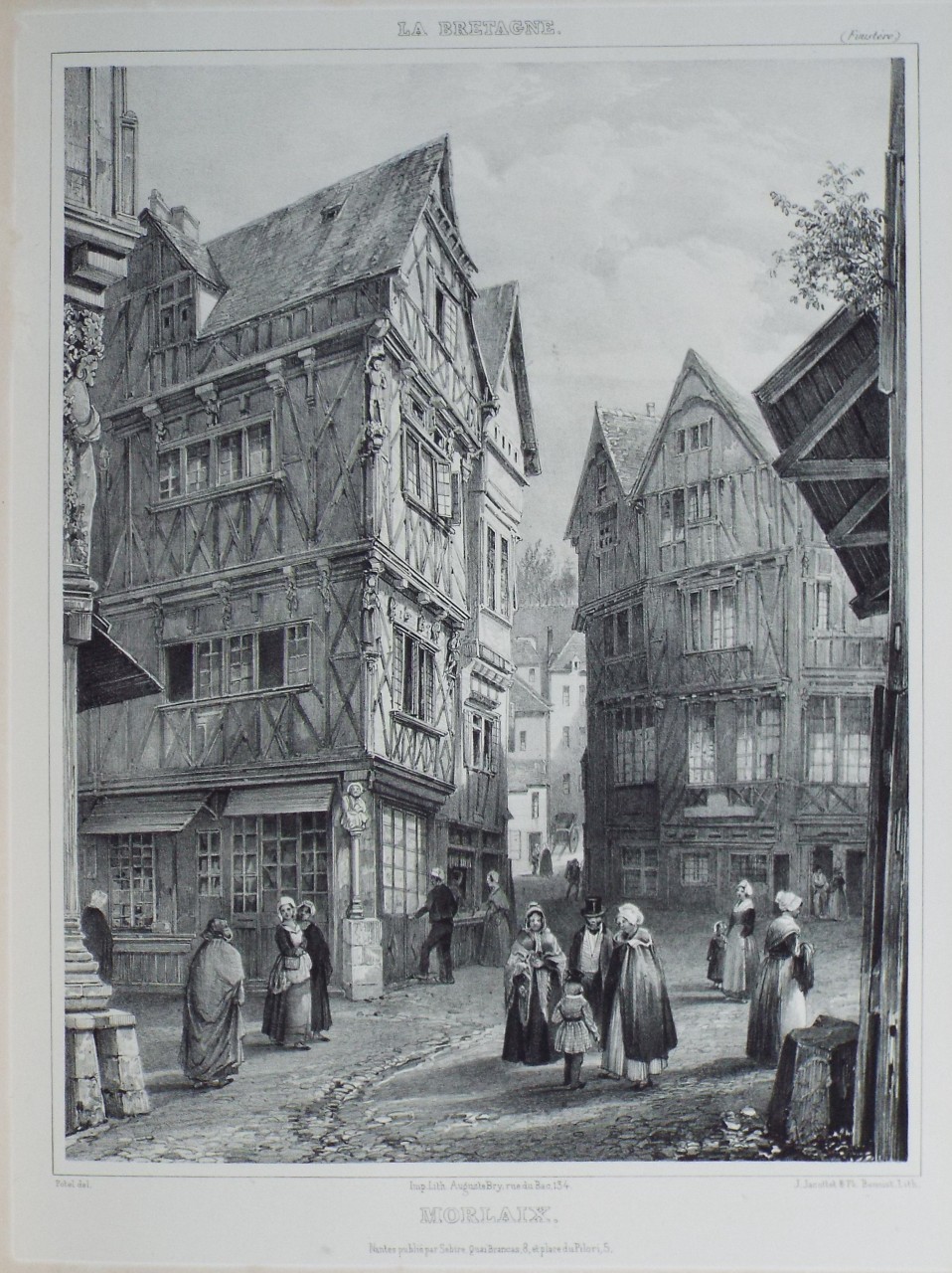 Lithograph - Morlaix.