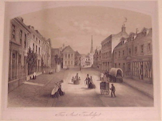 Lithograph - Fore Street Trowbridge - Buckler