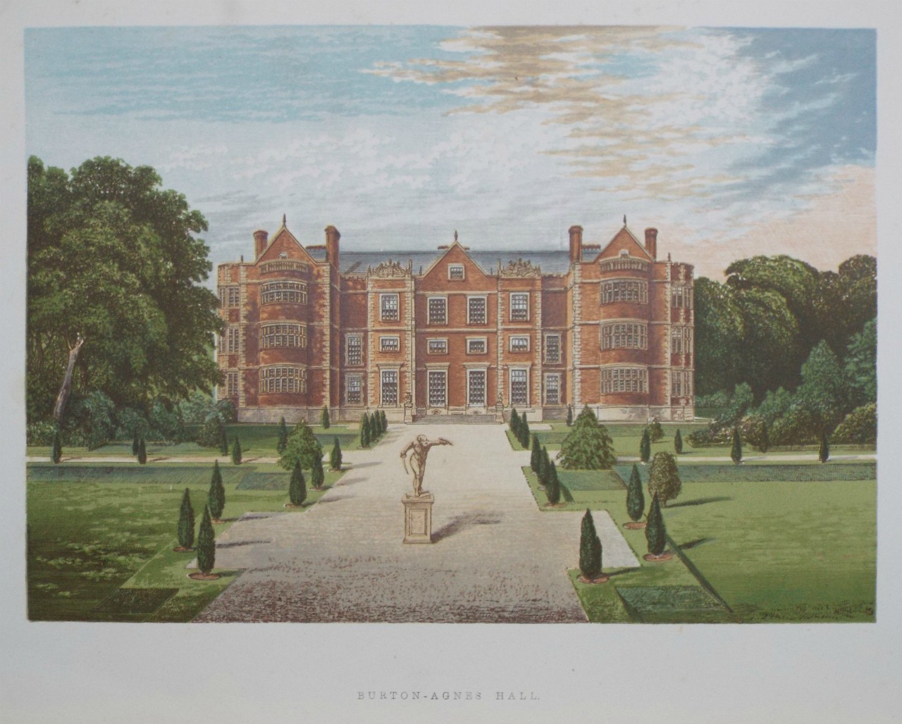 Chromo-lithograph - Burton-Agnes Hall.