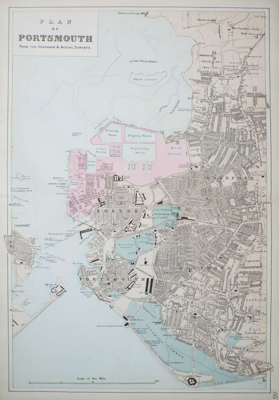 Map of Portsmouth - Portsmouth