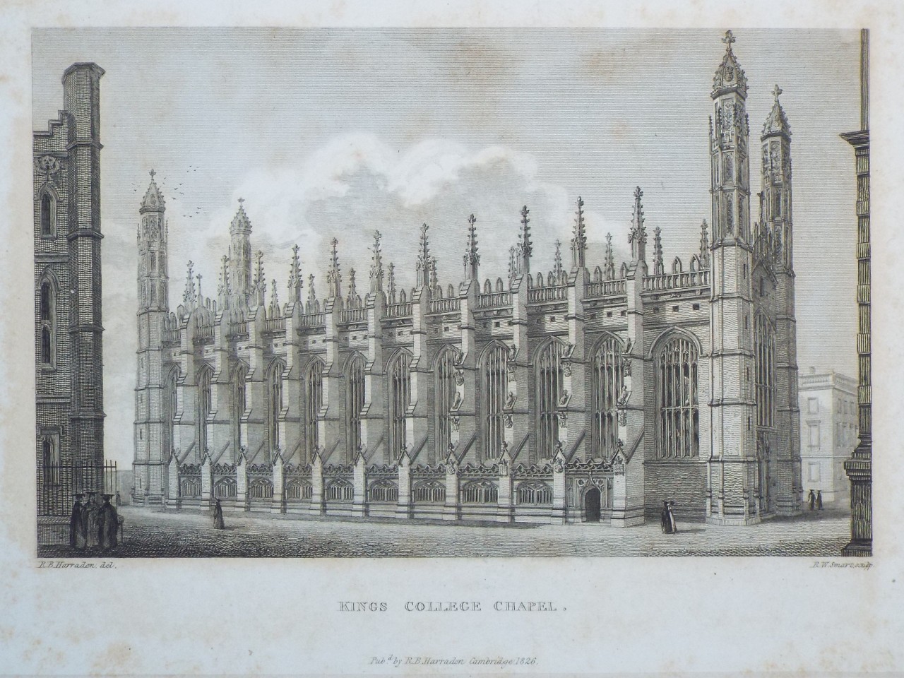 Print - Kings College Chapel. - Smart