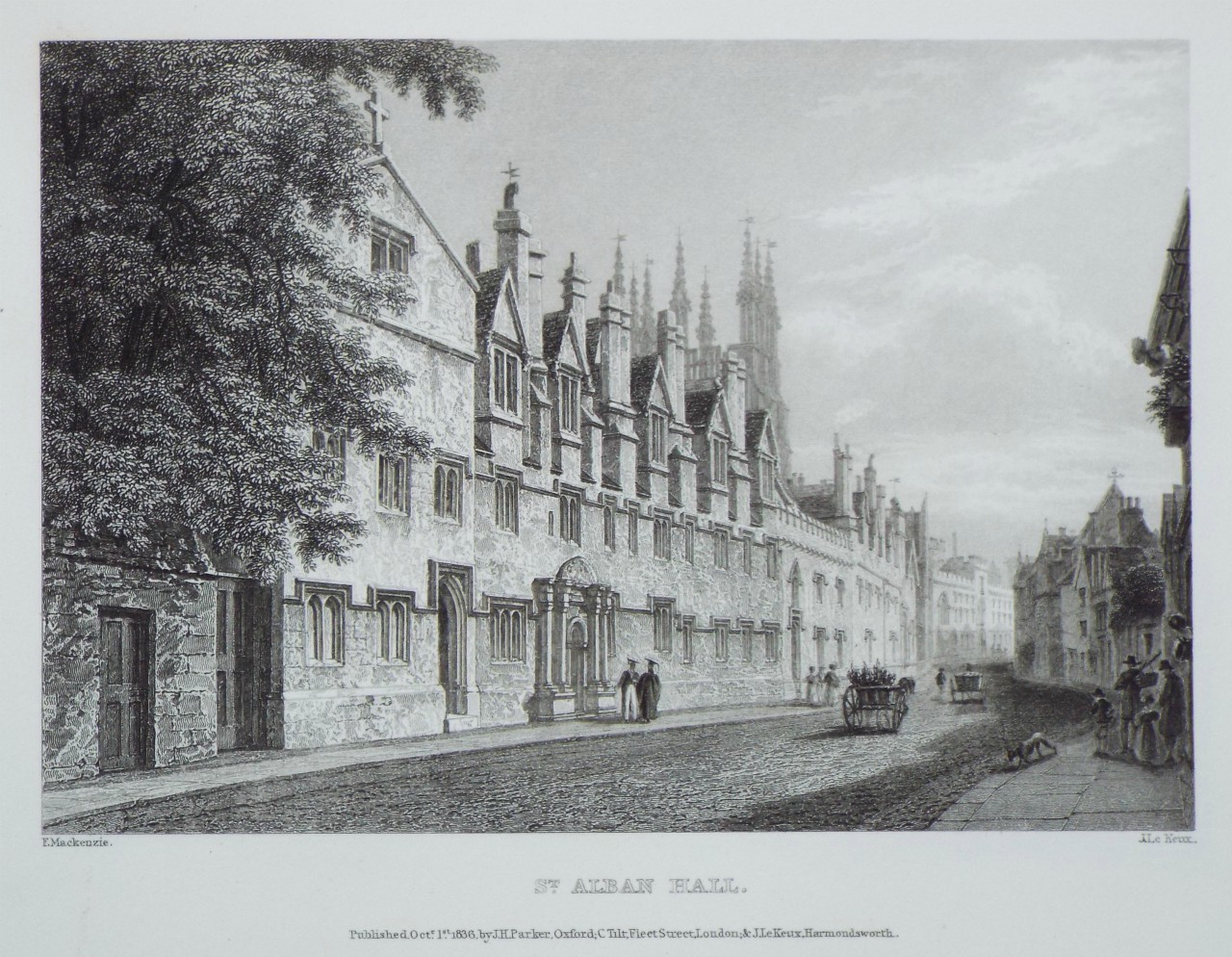 Print - St. Alban Hall. - Le