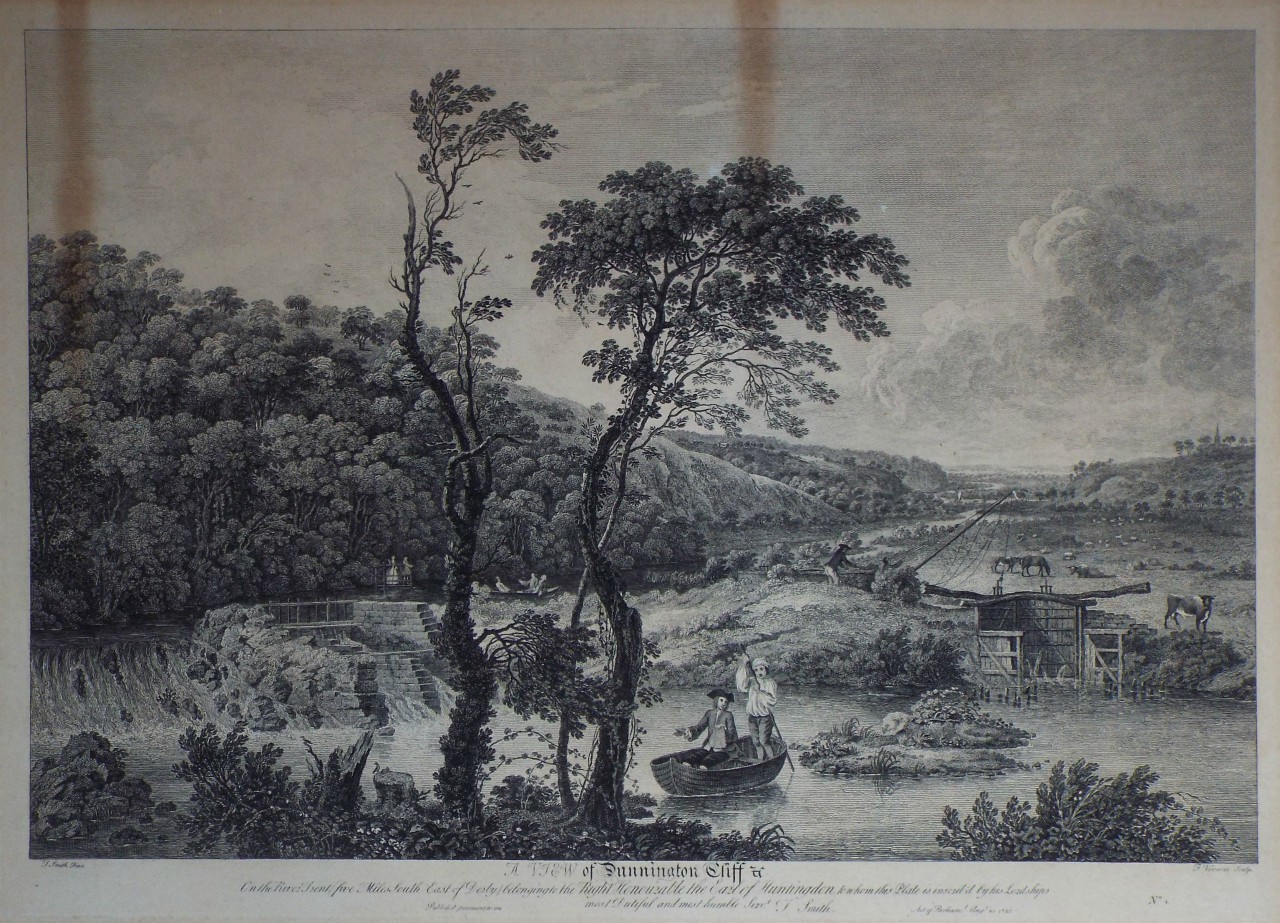 Print - A View of Dunnington Cliff. - Vivares