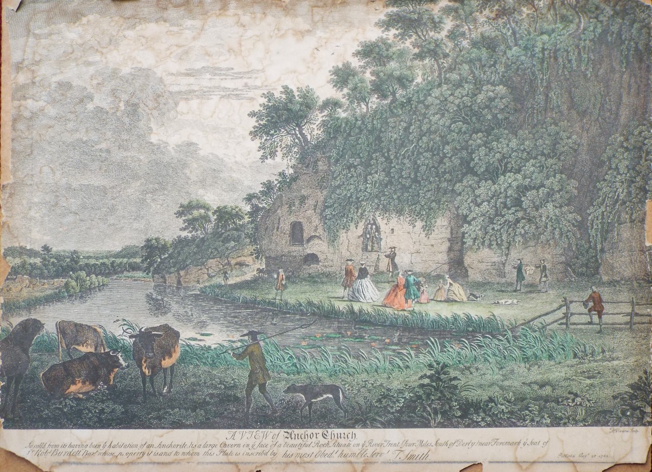 Print - A View of Anchor Church. - Vivares