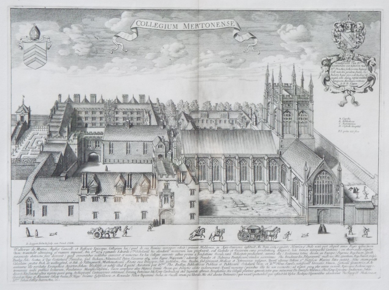 Print - Collegium Mertonense - Loggan