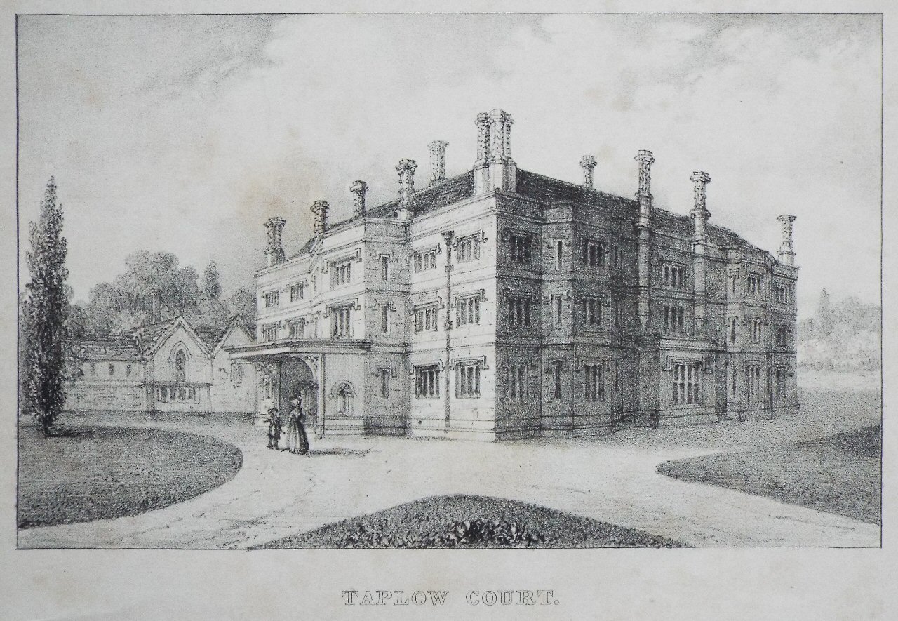 Lithograph - Taplow Court.