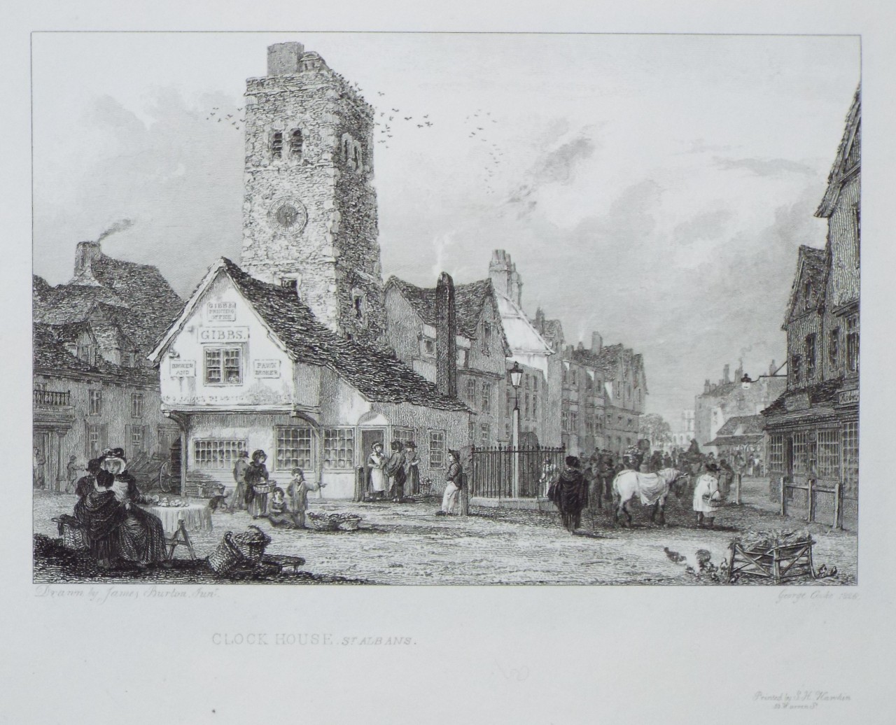 Print - Clock House St. Albans - Cooke