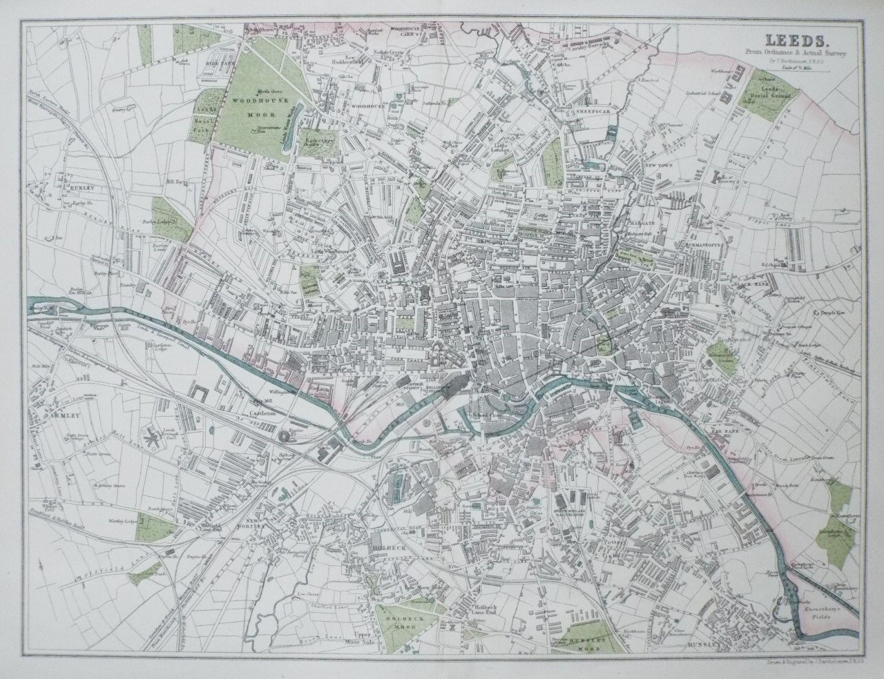 Map of Leeds - Leeds