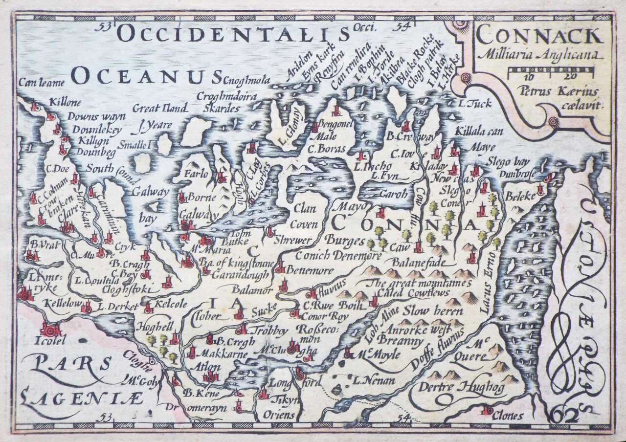 Antique Map of Connaught