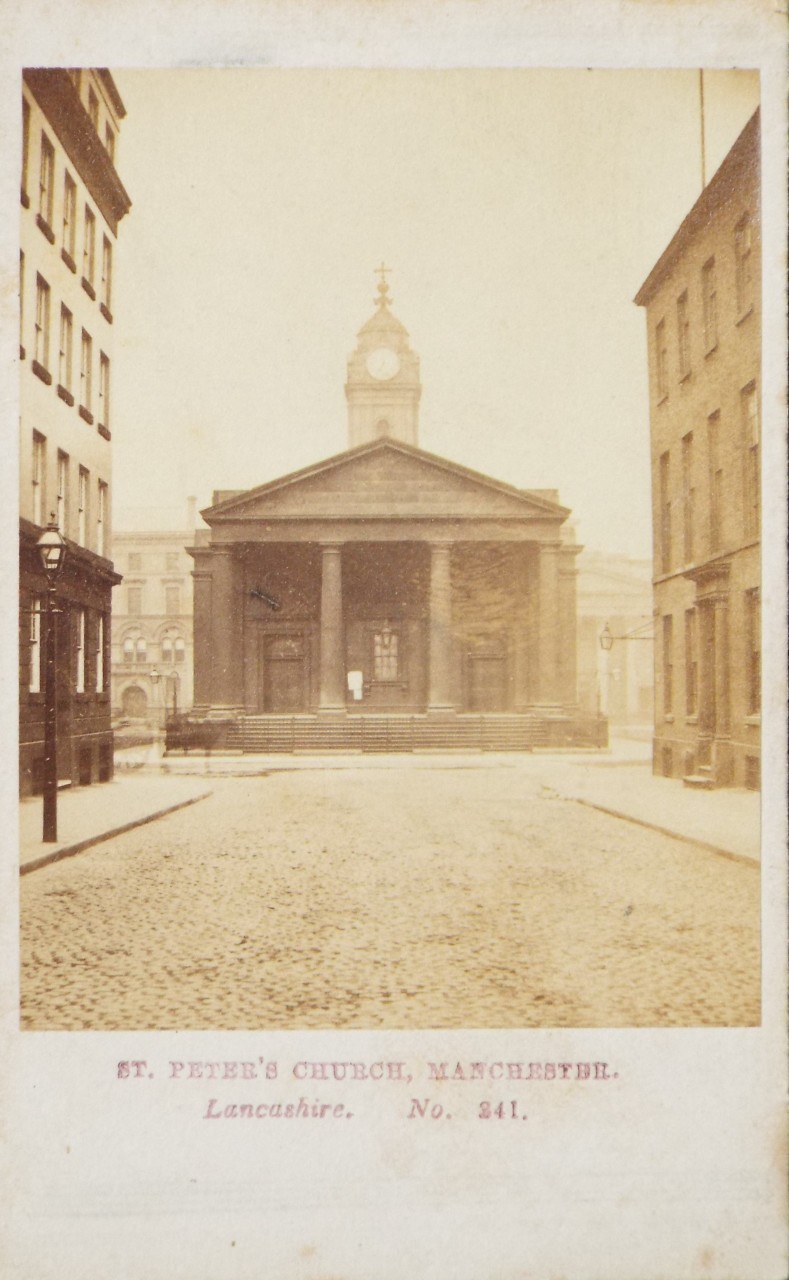 Photograph - St. Peter's Church, Manchester. Lancashire.