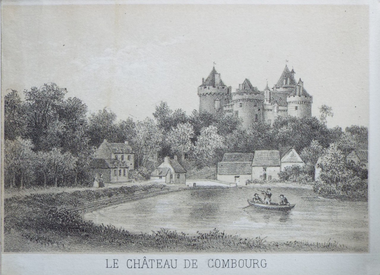 Lithograph - Le Chateau de Combourg