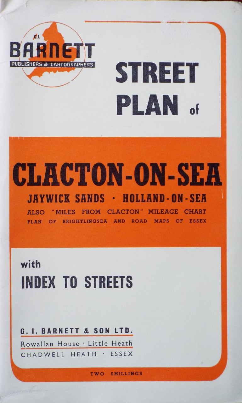 Map of Clacton-on-Sea - Clacton-on-Sea