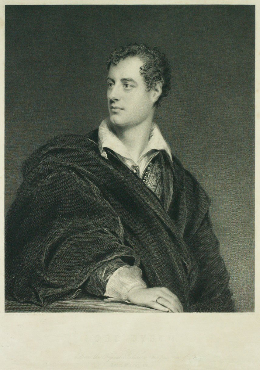 Print - Lord Byron - Graves