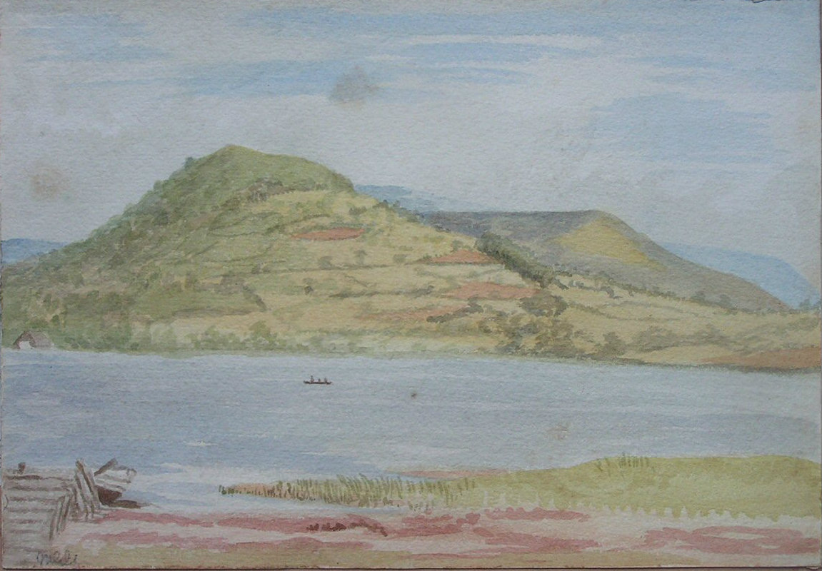 Watercolour - (Lakeside Landscape)