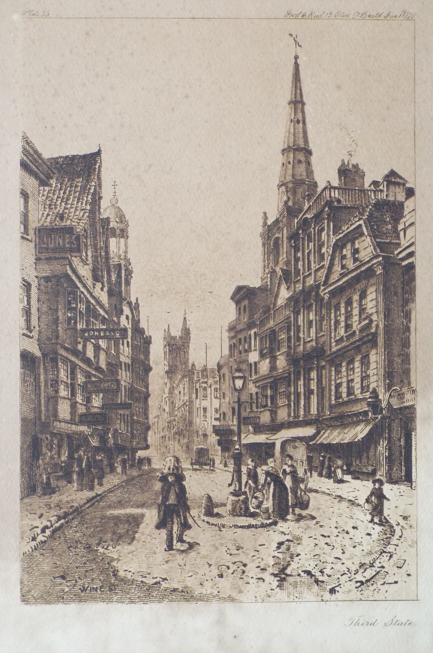 Etching - Wine St. - Bird