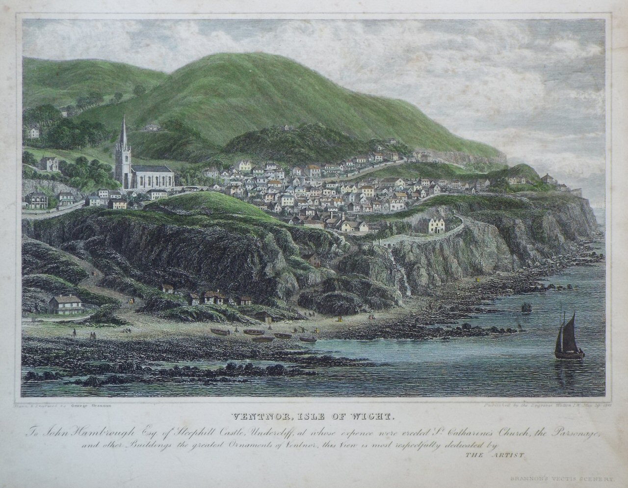 Print - Ventnor, Isle of Wight. - Brannon